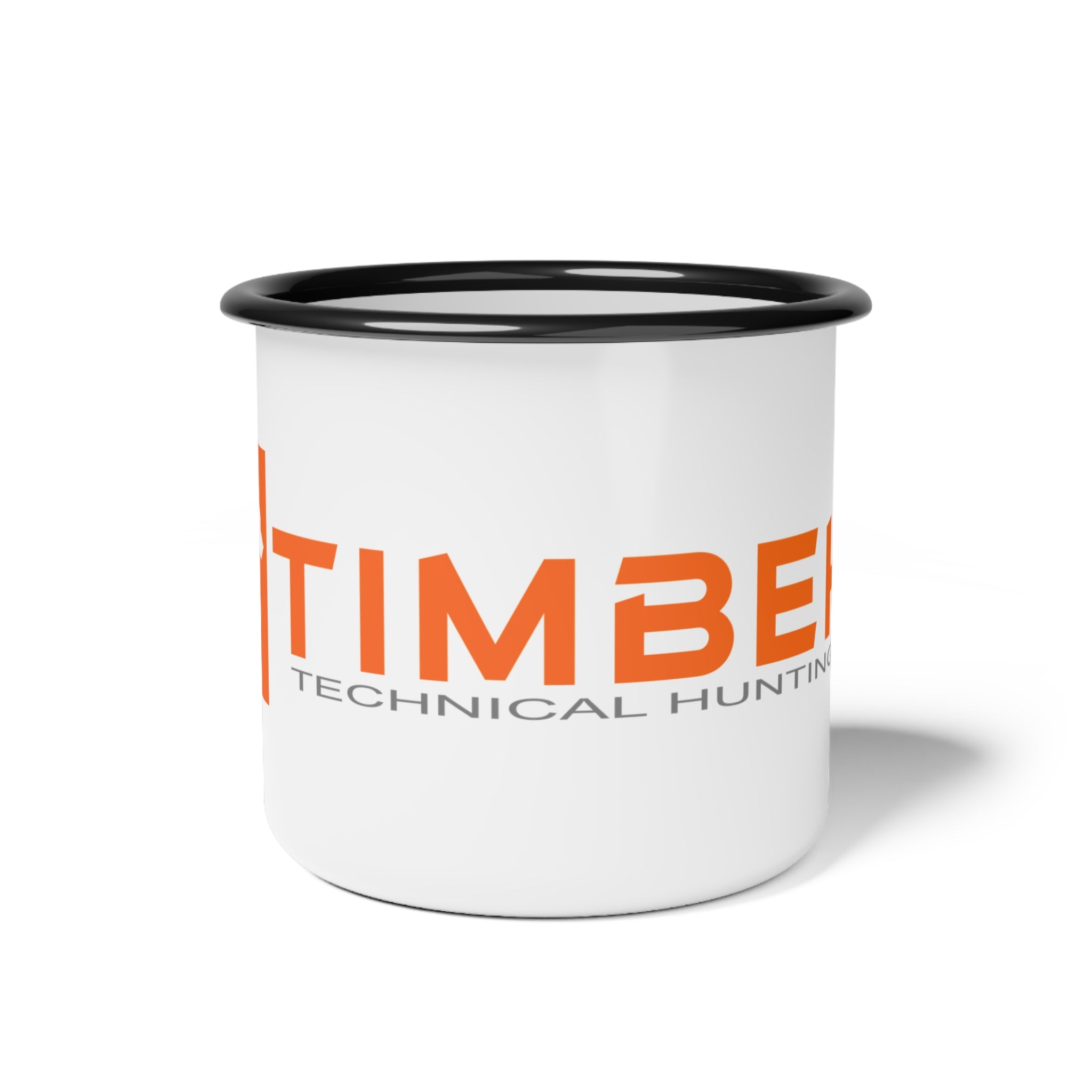 TIMBEHR Enamel Camp Cup — Orange Logo