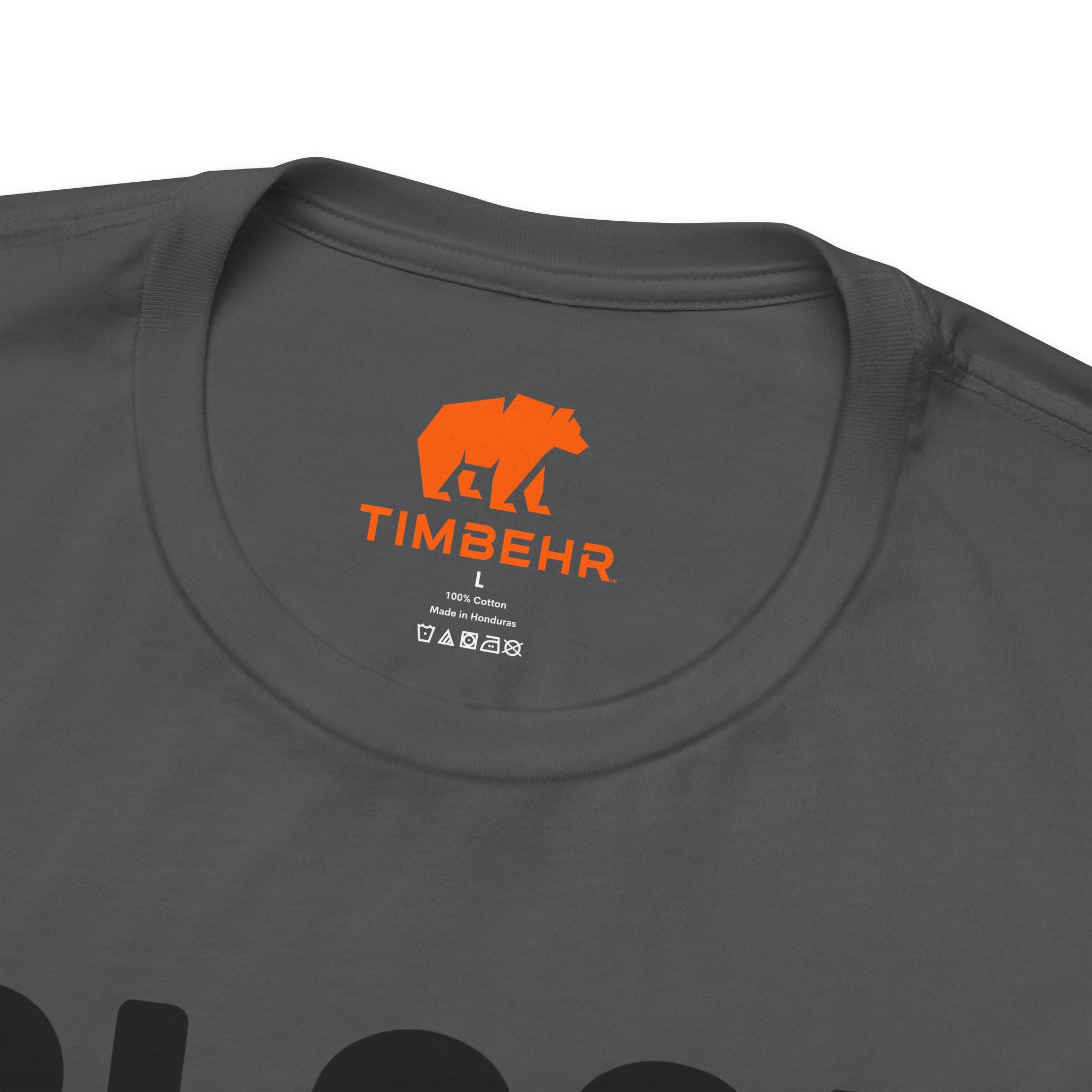 TIMBEHR's Graphic Short Sleeve Tee - Blood Sweat and Backstraps