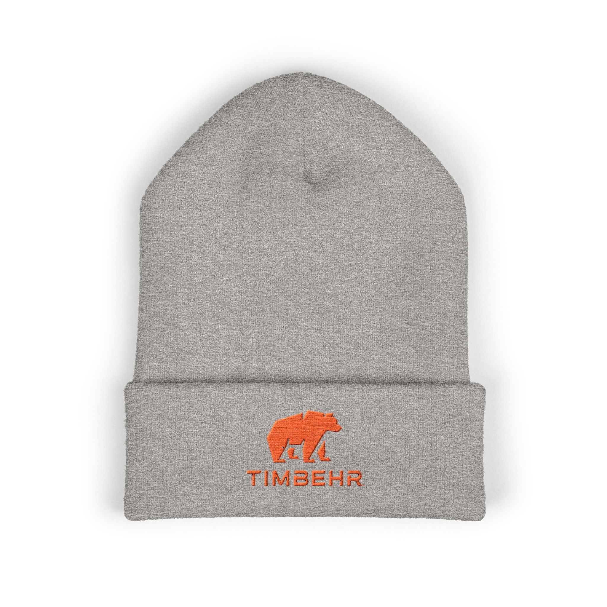 TIMBEHR's Embroidered Cuffed Beanie: Quiet Confidence for Cold Days - OG Logo