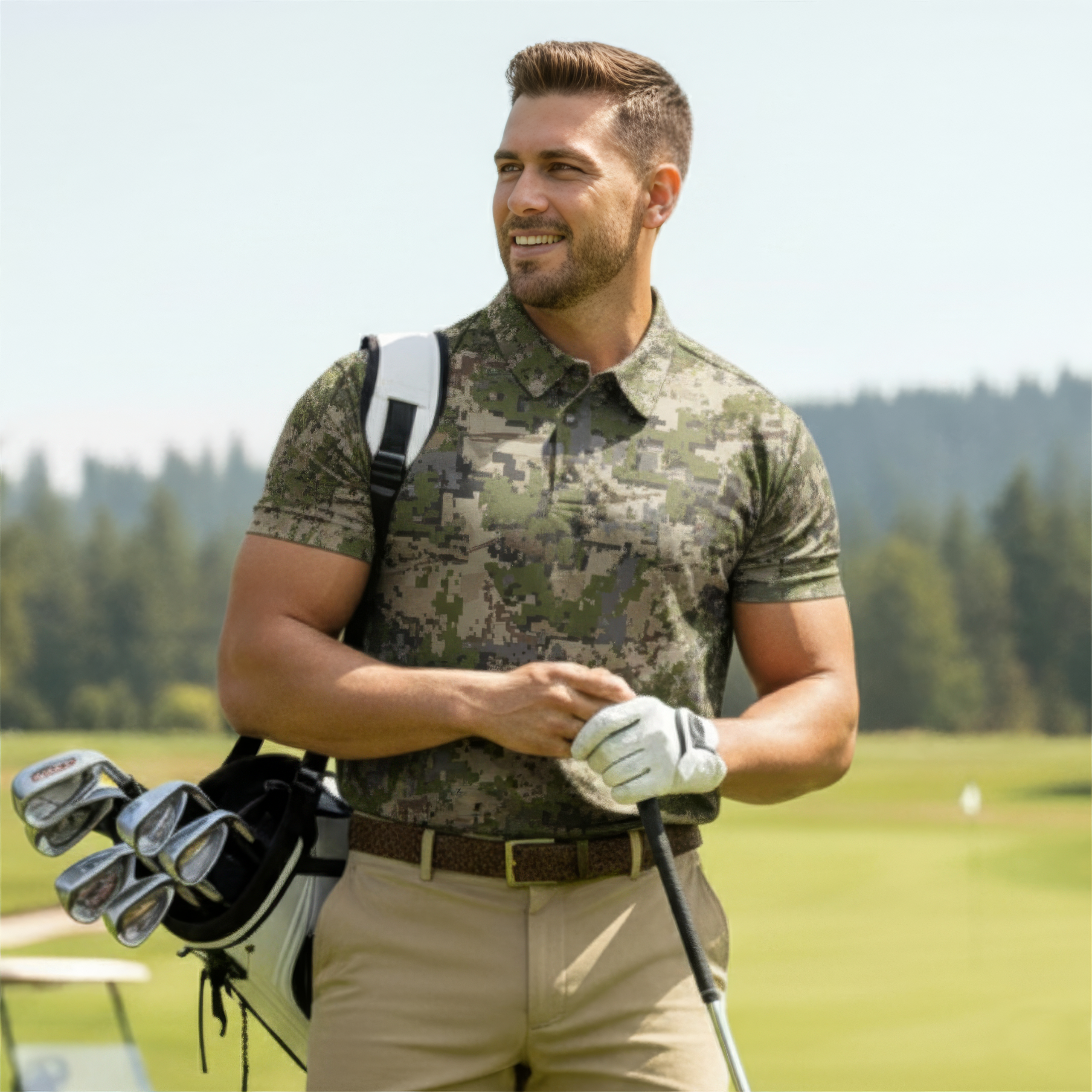 The Performance Polo featuring Dispersa Camo by TIMBEHR