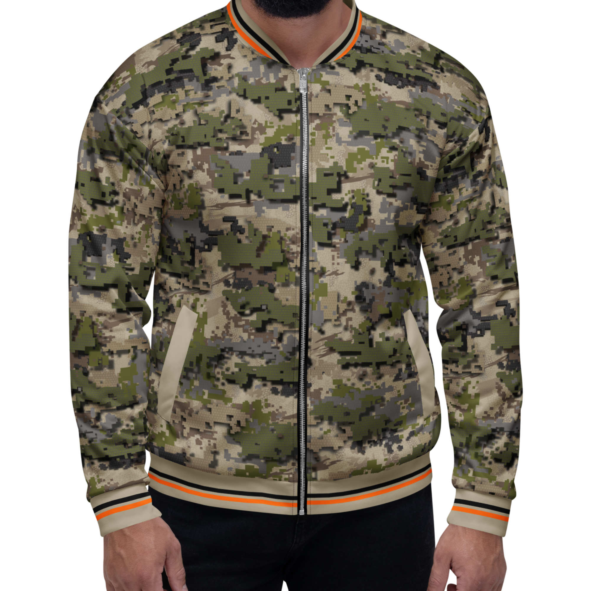The "Original" Dispersa Camo Bomber: Layer Up in Style
