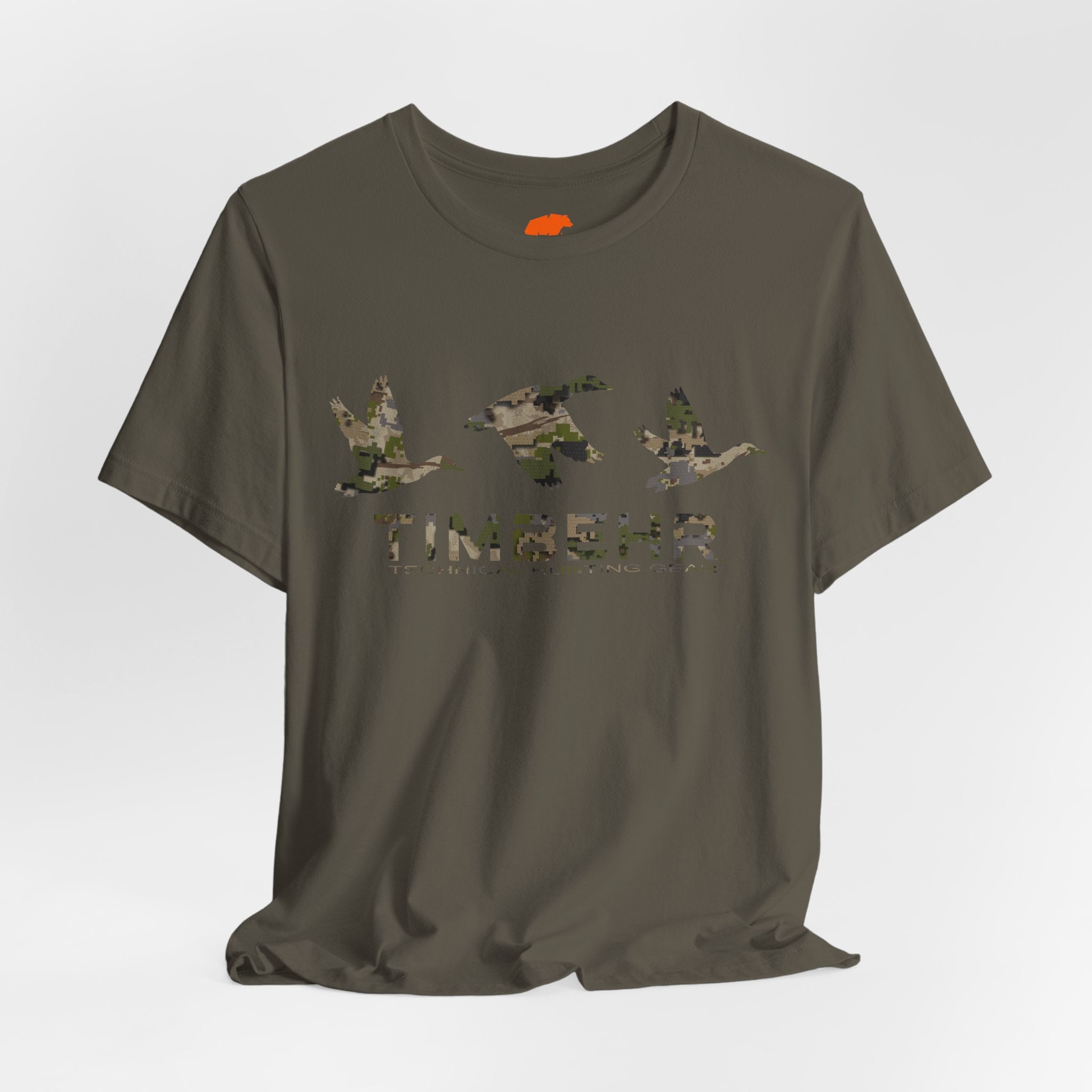 TIMBEHR Ducks Logo T-Shirt — Rustic Outdoor Graphic Tee