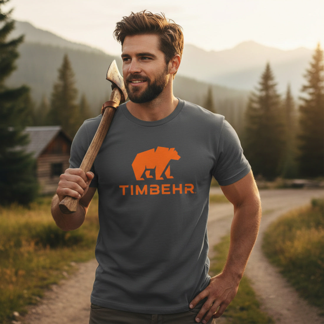 TIMBEHR OG Logo T-Shirt — Rustic Outdoor Graphic Tee