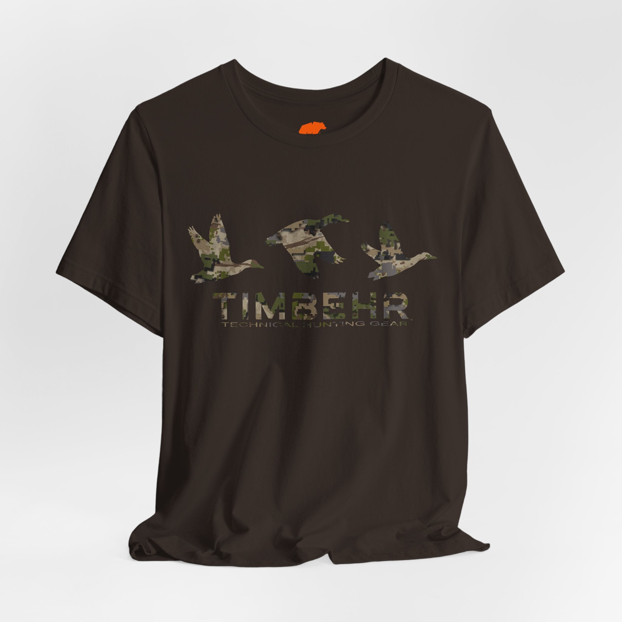 TIMBEHR Ducks Logo T-Shirt — Rustic Outdoor Graphic Tee