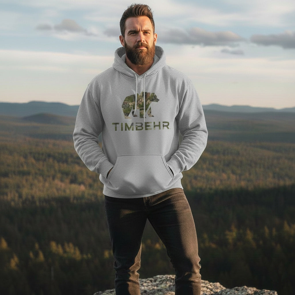 TIMBEHR "Dispersa" Logo Hoodie – Cozy Outdoor Fleece