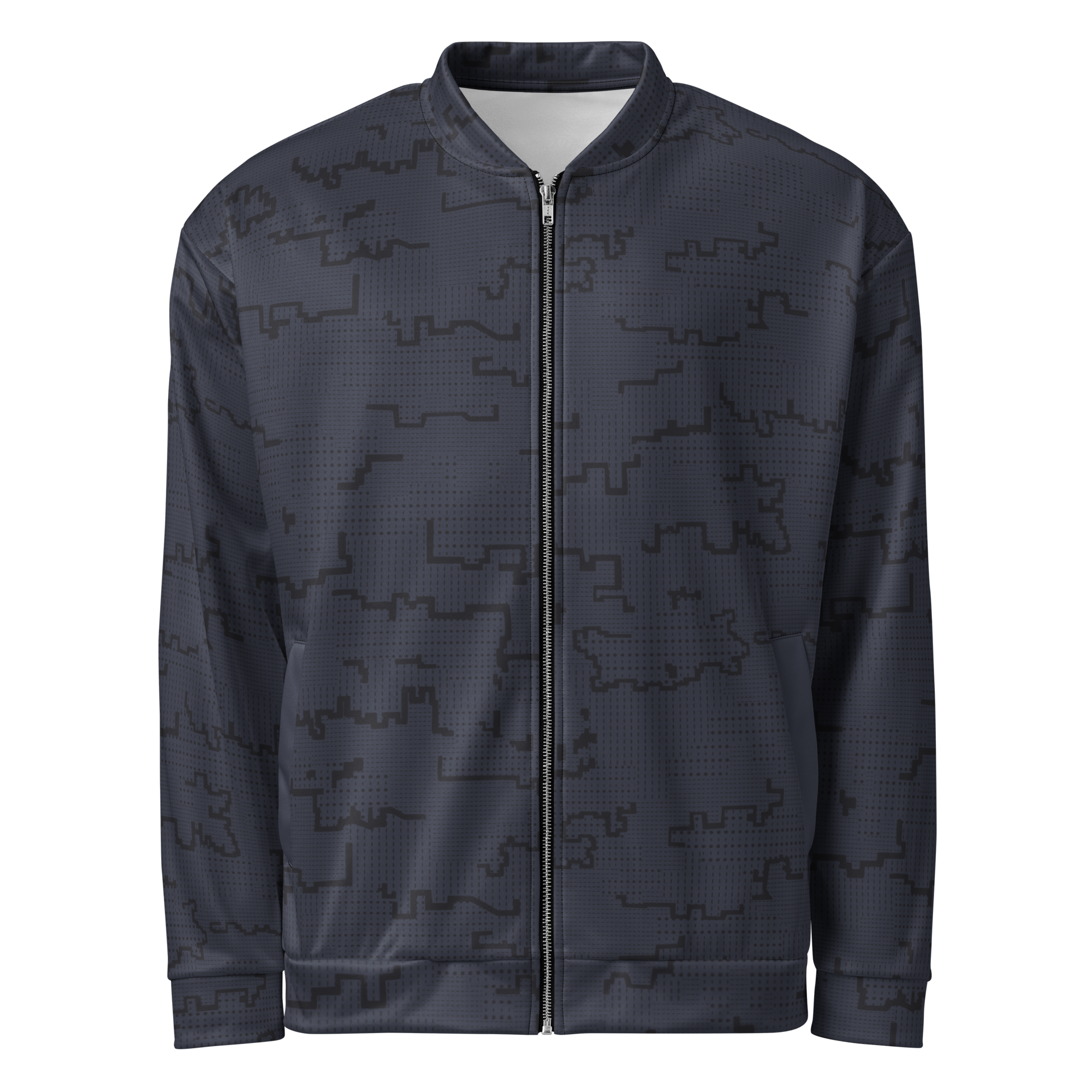 Dispersa Ghost Camo Bomber in Dark Blue: Your New Signature Layer